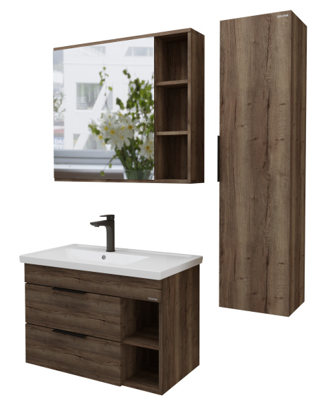 Раковина накладная Kirovit ФОСТЕР 80 крыло справа